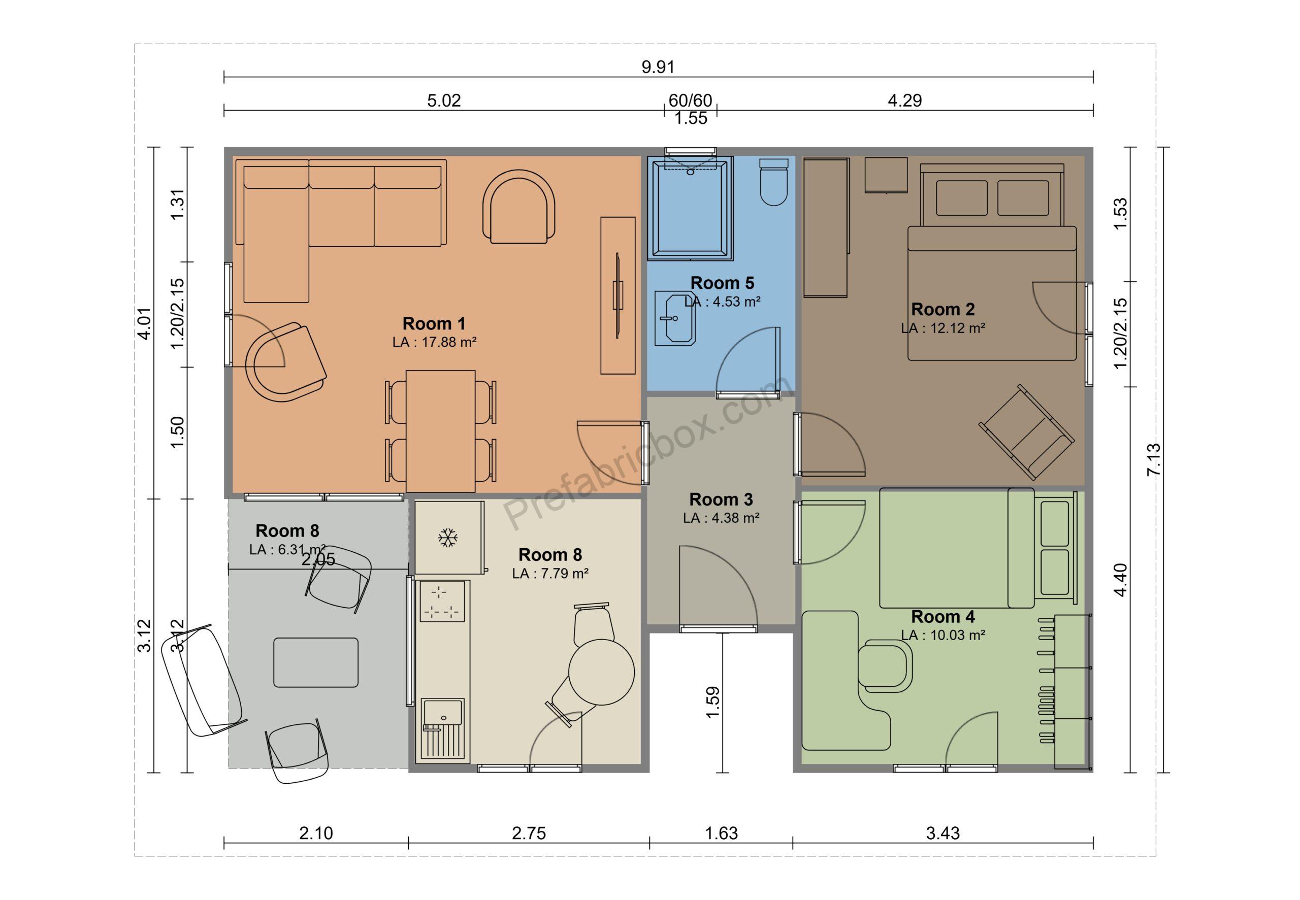 10X7 Prefabricated -70 m2 - Image 3