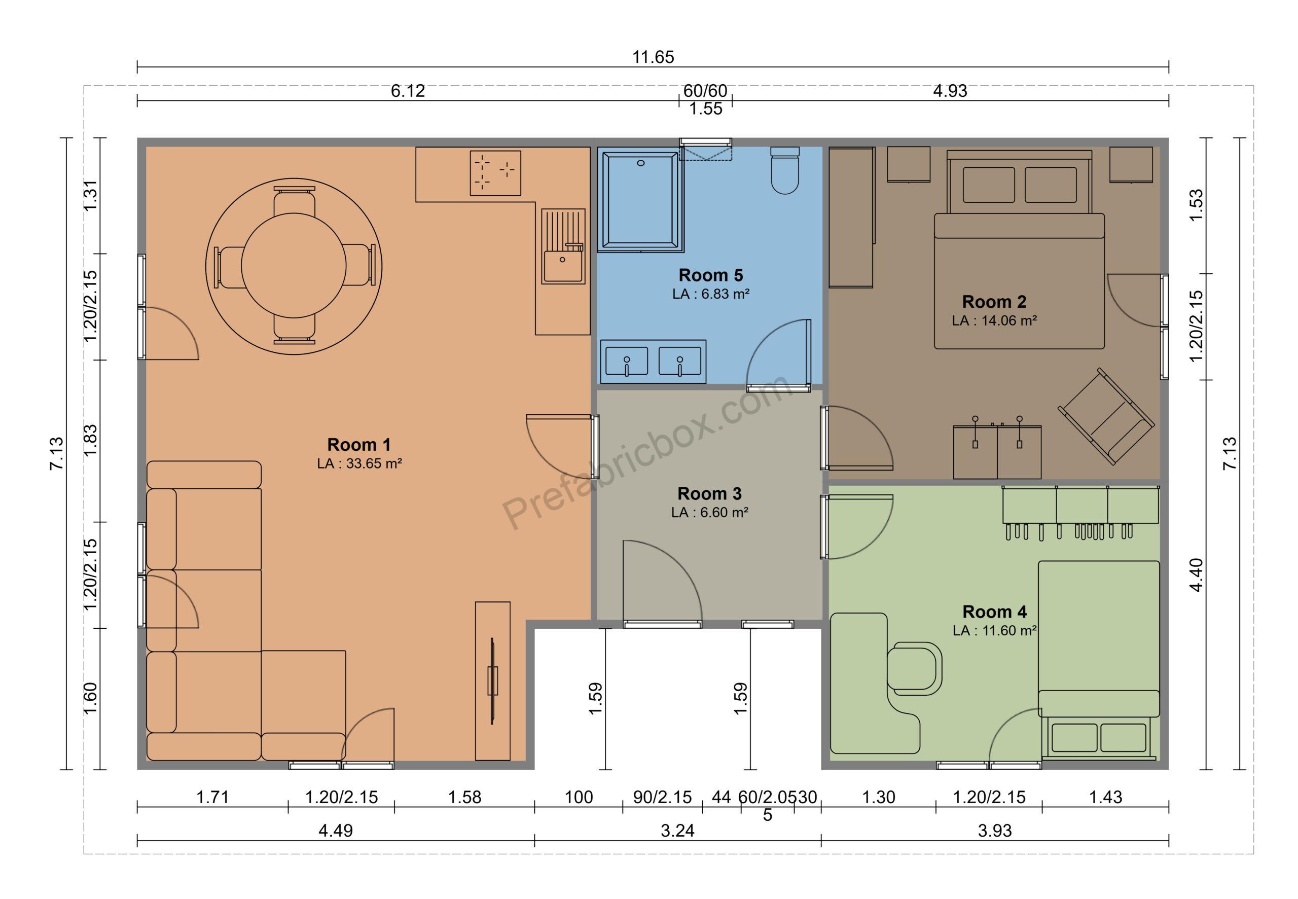 11X7 Prefabricated - 77 m2 - Image 4