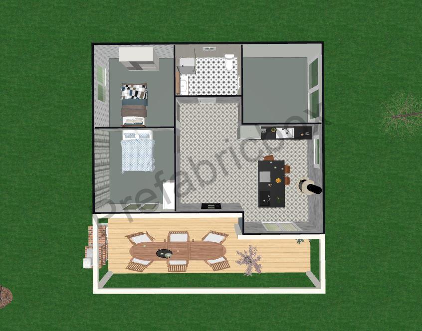 8.3X10 Prefabricated - 83 m2 - Image 2