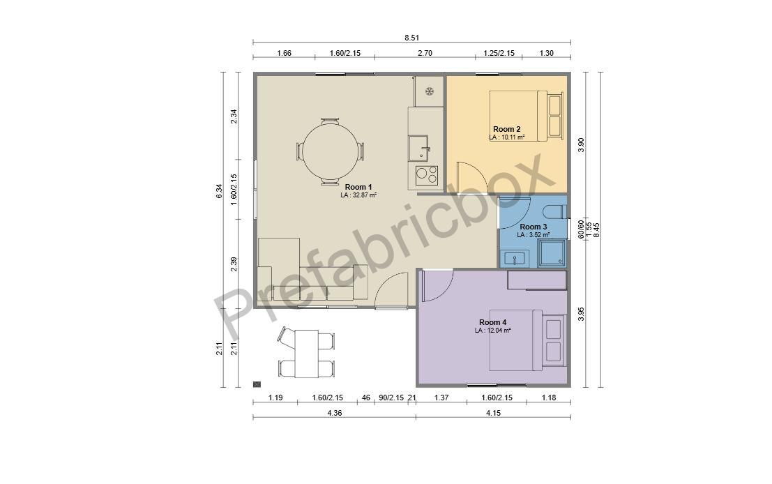 8.5X8.5 Prefabricated - 72 m2 - Image 6