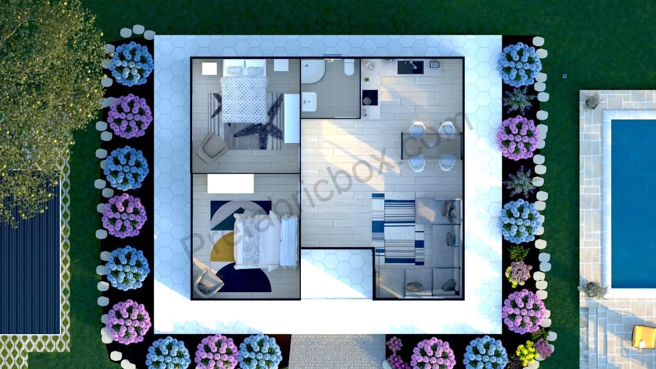 Pre-9X8 Container - 72 m2 - Image 5